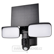 Solight LED solární osvětlení se senzorem, 9W, 850lm, 4000K, Li-Ion, černá gallery main image