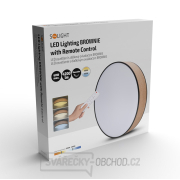 Solight LED osvětlení s dálkovým ovladačem Brownie, 60W, 4200lm, 50cm, změna chromatičnosti, stmívatelné náhled