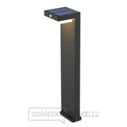 Solight LED solární sloupkové osvětlení Palermo, 5W, 400lm, 3000K gallery main image