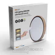 Solight LED osvětlení s dálkovým ovladačem Iron Oak, 48W, 3360lm, 40cm, změna chromatičnosti, stmívatelné náhled