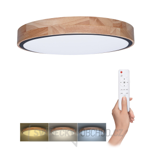 Solight LED osvětlení s dálkovým ovladačem Iron Oak, 48W, 3360lm, 40cm, změna chromatičnosti, stmívatelné gallery main image