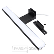 Solight LED koupelnové osvětlení nad zrcadlo 3v1, 7W, 455lm, 4000K, IP44, 40cm, černá náhled
