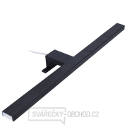 Solight LED koupelnové osvětlení nad zrcadlo 3v1, 12W, 780lm, 4000K, IP44, 60cm, černá Náhled