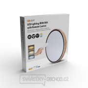 Solight LED osvětlení s dálkovým ovladačem Iron Oak, 60W, 4200lm, 51cm, změna chromatičnosti, stmívatelné náhled