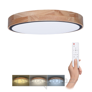 Solight LED osvětlení s dálkovým ovladačem Iron Oak, 60W, 4200lm, 51cm, změna chromatičnosti, stmívatelné gallery main image