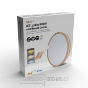 Solight LED osvětlení s dálkovým ovladačem Woody, 48W, 3360lm, 38cm, změna chromatičnosti, stmívatelné náhled