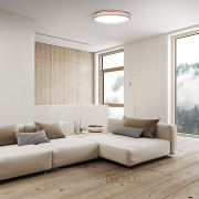 Solight LED osvětlení s dálkovým ovladačem Woody, 60W, 4200lm, 50cm, změna chromatičnosti, stmívatelné Náhled