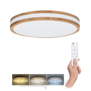 Solight LED osvětlení s dálkovým ovladačem Woody, 60W, 4200lm, 50cm, změna chromatičnosti, stmívatelné gallery main image