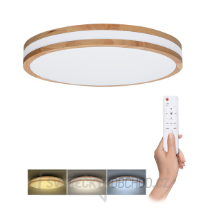 Solight LED osvětlení s dálkovým ovladačem Woody, 60W, 4200lm, 50cm, změna chromatičnosti, stmívatelné gallery main image