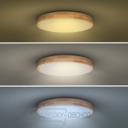 Solight LED osvětlení s dálkovým ovladačem Solid Oak, 48W, 3360lm, 39cm, změna chromatičnosti, stmívatelné náhled