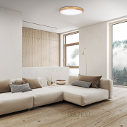 Solight LED osvětlení s dálkovým ovladačem Solid Oak, 60W, 4200lm, 51cm, změna chromatičnosti, stmívatelné Náhled