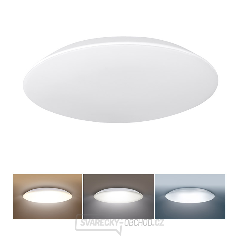 Solight LED osvětlení Adrano s ochranou proti vlhkosti, IP54, 12W, 1020lm, 3CCT, 23cm