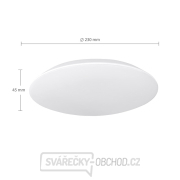 Solight LED osvětlení Adrano s ochranou proti vlhkosti, IP54, 12W, 1020lm, 3CCT, 23cm náhled