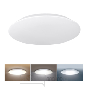 Solight LED osvětlení Adrano s ochranou proti vlhkosti, IP54, 12W, 1020lm, 3CCT, 23cm gallery main image