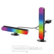 Solight LED RGB osvětlení Gaming, dálkový ovladač, zvukový senzor, USB Náhled