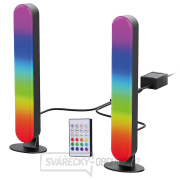 Solight LED RGB osvětlení Gaming, dálkový ovladač, zvukový senzor, USB gallery main image