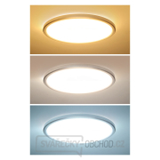 Solight LED osvětlení Acate s ochranou proti vlhkosti, IP54, 18W, 1620lm, 3CCT, 22cm, stříbrná náhled