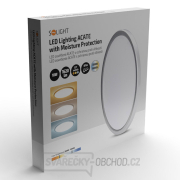 Solight LED osvětlení Acate s ochranou proti vlhkosti, IP54, 18W, 1620lm, 3CCT, 22cm, stříbrná náhled
