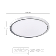 Solight LED osvětlení Acate s ochranou proti vlhkosti, IP54, 24W, 2160lm, 3CCT, 30cm, stříbrná náhled