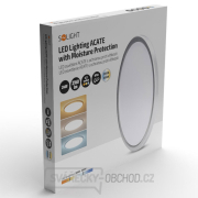 Solight LED osvětlení Acate s ochranou proti vlhkosti, IP54, 24W, 2160lm, 3CCT, 30cm, stříbrná náhled
