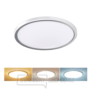 Solight LED osvětlení Acate s ochranou proti vlhkosti, IP54, 24W, 2160lm, 3CCT, 30cm, stříbrná gallery main image