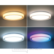 Solight LED osvětlení s dálkovým ovladačem Floco, 30W + 6W RGB, 2100lm, 40cm, změna chromatičnosti, stmívatelné Náhled