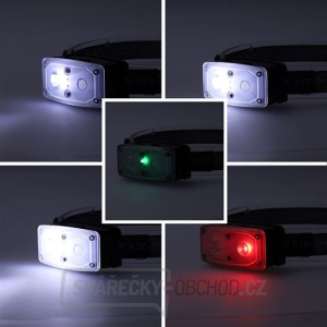 Nabíjecí LED čelovka se senzorem, 100 lm, Li-Ion gallery main image