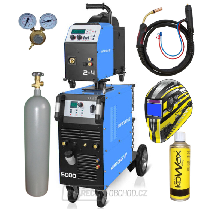 Invertorová svářečka KITin 5000 WS Multi MIG - synergické a manuální ovládání - V2 