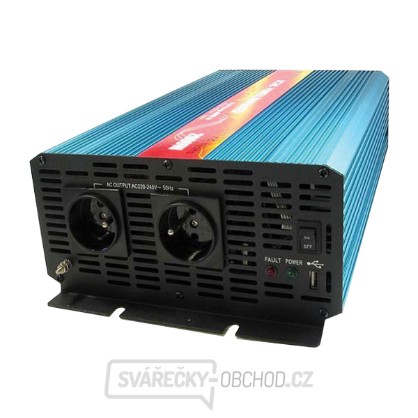 Měnič napětí CARSPA P2000 12V/230V 2000W čistá sinusovka gallery main image
