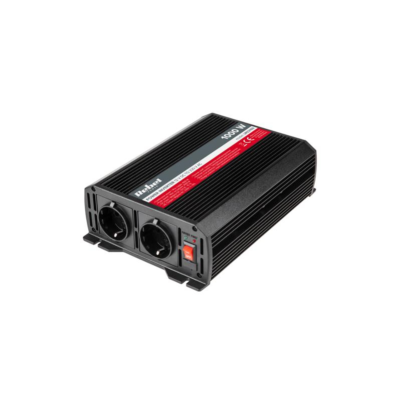 Levně Měnič napětí REBEL URZ3169 12V/230V 1000W 04230644