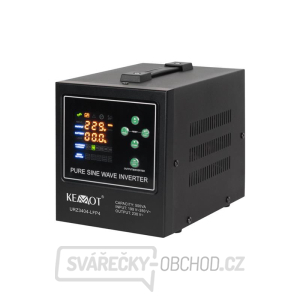 Zdroj záložní KEMOT PROsinus-500-LFP4 12V 230V 500VA 300W Black gallery main image