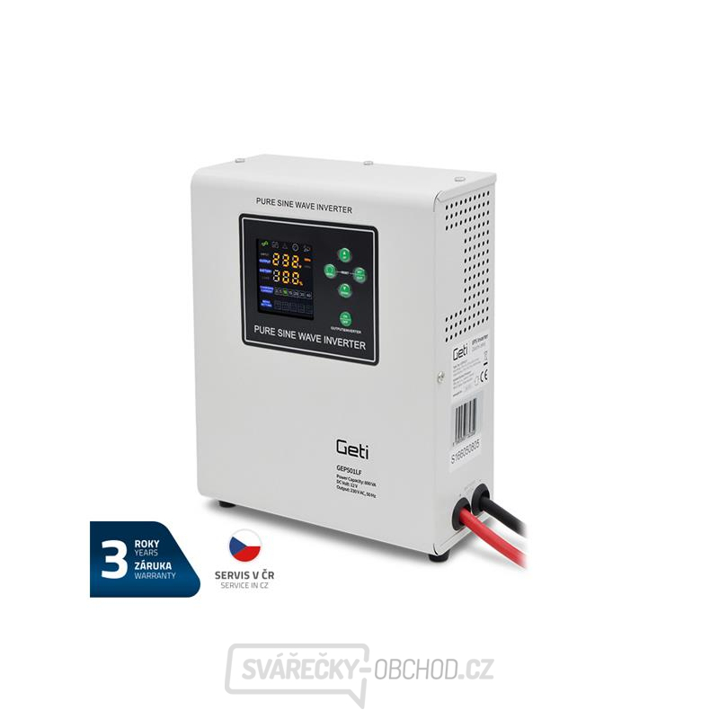 Zdroj záložní GETI GEP501LF sinus 500W nástěnný (800VA) gallery main image