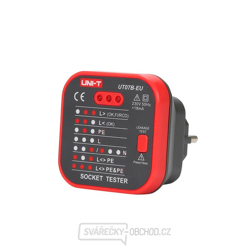 Tester zásuvek UNI-T UT07B-EU gallery main image