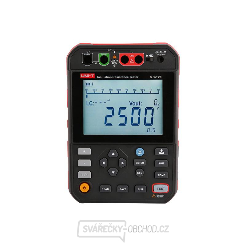 Tester izolačního odporu UNI-T UT512E gallery main image