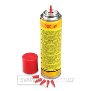 KMP Plyn butan 168 g, 300ml + 6 adaptérů gallery main image