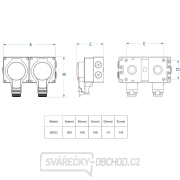 Solight dvojzásuvka IP66, vodotěsná a prachotěsná  náhled
