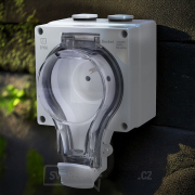 Solight zásuvka IP66, vodotěsná a prachotěsná  Náhled