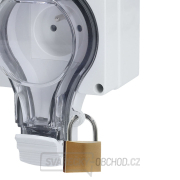 Solight zásuvka IP66 s vypínačem, vodotěsná a prachotěsná náhled