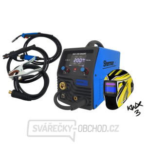 Invertorová svářečka Digimig 200 Smart + Hořák + Kabely + Kukla gallery main image