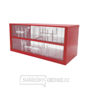 TOKOZ - Zásuvkový organizér 03 / 2M, 1L - RAL 3002 - Červená gallery main image