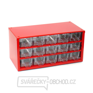 TOKOZ - Zásuvkový organizér 03 / 15S - RAL 3002 - Červená gallery main image
