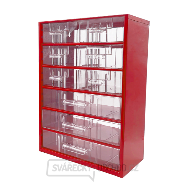 TOKOZ - Zásuvkový organizér 09 / 6M, 3L - RAL 3002 - Červená gallery main image