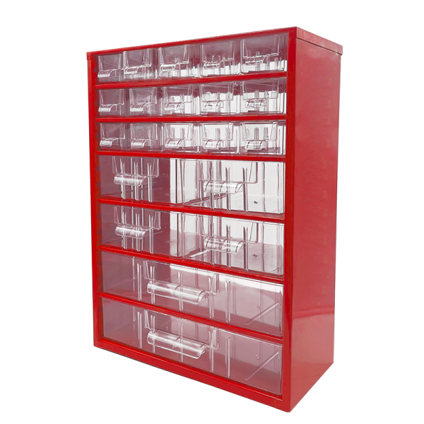 TOKOZ - Zásuvkový organizér 09 / 15S, 4M, 2L - RAL 3002 - Červená 870091504020201