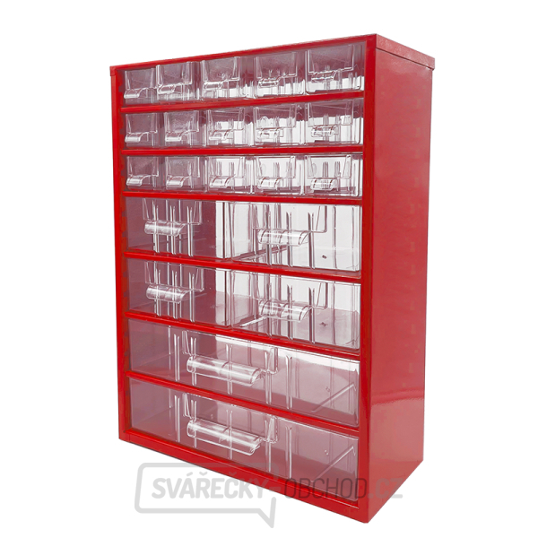 TOKOZ - Zásuvkový organizér 09 / 15S, 4M, 2L - RAL 3002 - Červená gallery main image