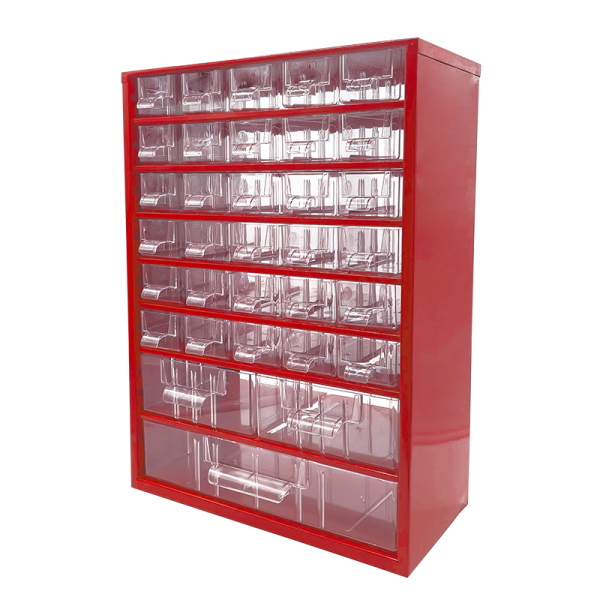 TOKOZ - Zásuvkový organizér 09 / 30S, 2M, 1L - RAL 3002 - Červená 870093002010201