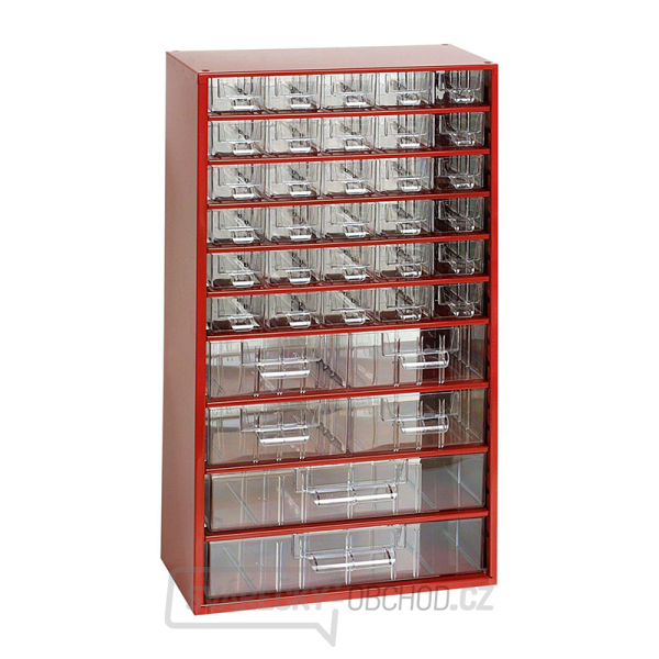 TOKOZ - Zásuvkový organizér 12 / 30S, 4M, 2L - RAL 3002 - Červená gallery main image