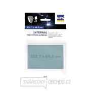 Ochranná vnitřní folie pro svářecí kukly 103.7x69.5x1mm (ZEUS, APOLLO, ERGOTECH) - 5ks Ochranná vnitřní folie pro svářecí kukly 103.7x69.5x1mm (ZEUS, APOLLO, ERGOTECH) - 5ks gallery main image