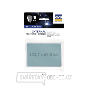 Ochranná vnitřní folie pro svářecí kukly 103.7x69.5x1mm (ZEUS, APOLLO, ERGOTECH) - 5ks Ochranná vnitřní folie pro svářecí kukly 103.7x69.5x1mm (ZEUS, APOLLO, ERGOTECH) - 5ks