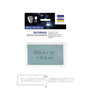 Ochranná vnitřní folie pro svářecí kukly 103,6x54x0,5mm (PROMAX, FIREMAN) - 5ks Ochranná vnitřní folie pro svářecí kukly 103,6x54x0,5mm (PROMAX, FIREMAN) - 5ks gallery main image