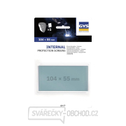 Ochranné vnitřní sklo pro svářecí kukly 104x55mm (MASTER 11, EXPERT 11 CARBON, PROMAX) - 5ks Ochranné vnitřní sklo pro svářecí kukly 104x55mm (MASTER 11, EXPERT 11 CARBON, PROMAX) - 5ks gallery main image